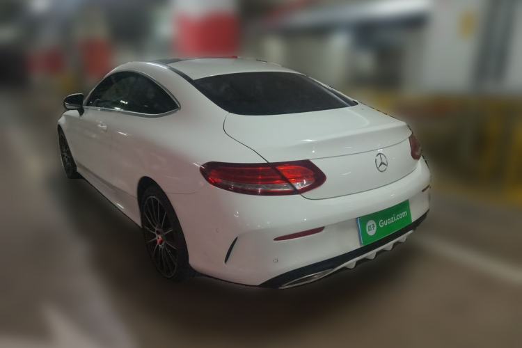Used Mercedes-Benz C-Class 2018 C 200 4MATIC Coupe Rear Left 45 Deg