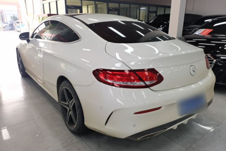 Used Mercedes-Benz C-Class 2018 C 200 Coupe Rear Left 45 Deg