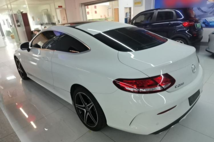 Used Mercedes-Benz C-Class 2018 C 200 Coupe Rear Left 45 Deg
