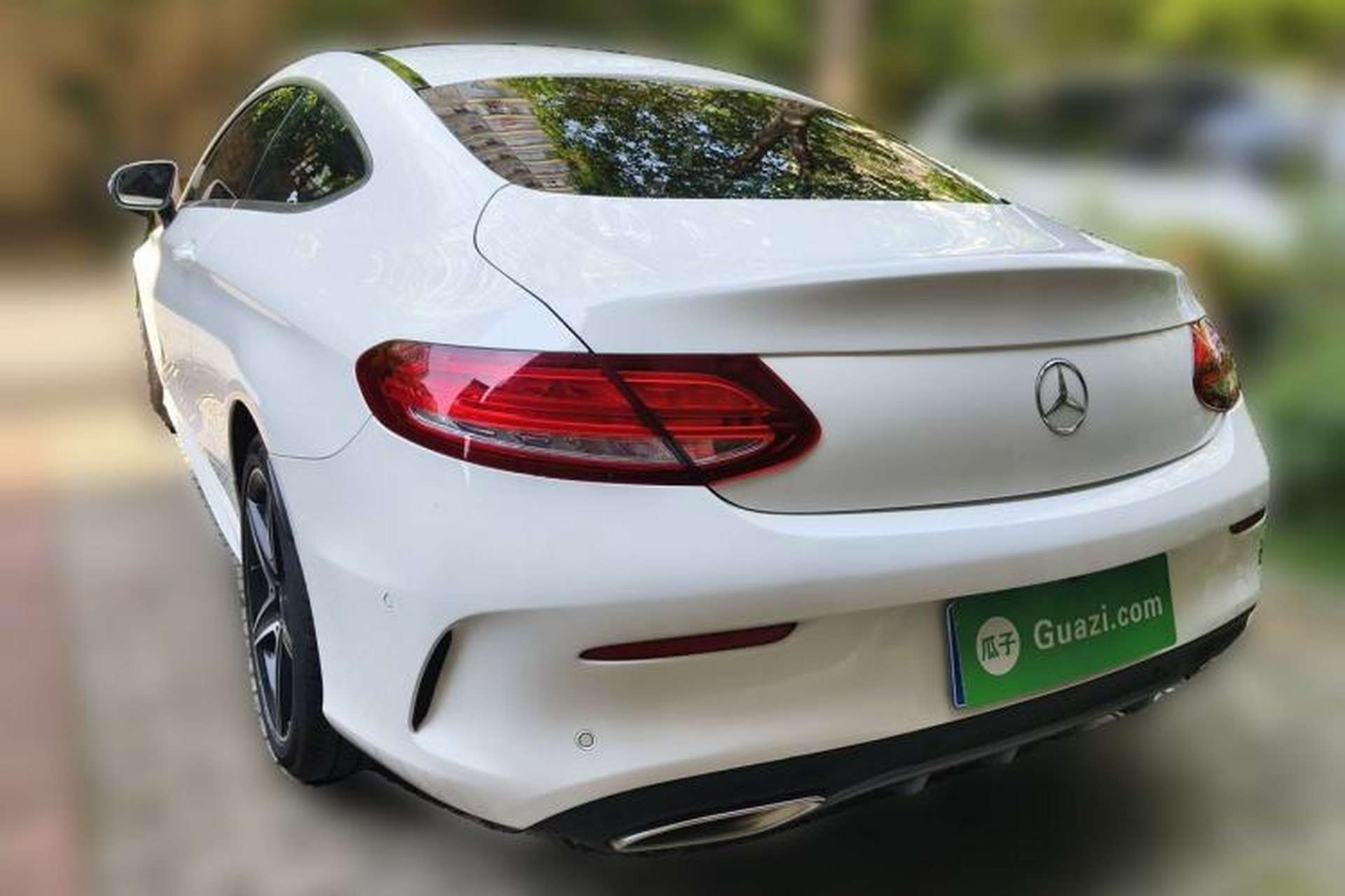 Used Mercedes-Benz C-Class 2018 C 200 Coupe Rear Left 45 Deg