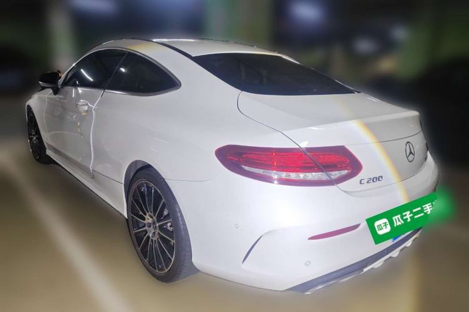 Used Mercedes-Benz C-Class 2018 C 200 4MATIC Coupe Rear Left 45 Deg