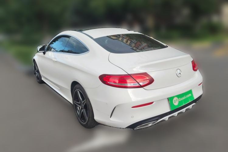 Used Mercedes-Benz C-Class 2018 C 200 Coupe Rear Left 45 Deg