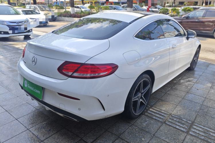 Used Mercedes-Benz C-Class 2018 C 200 Coupe Rear Right 45 Deg