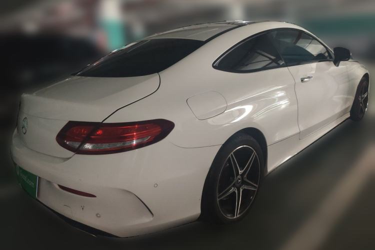 Used Mercedes-Benz C-Class 2018 C 200 Coupe Rear Right 45 Deg