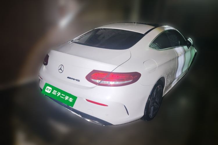 Used Mercedes-Benz C-Class 2018 C 200 Coupe Rear Right 45 Deg