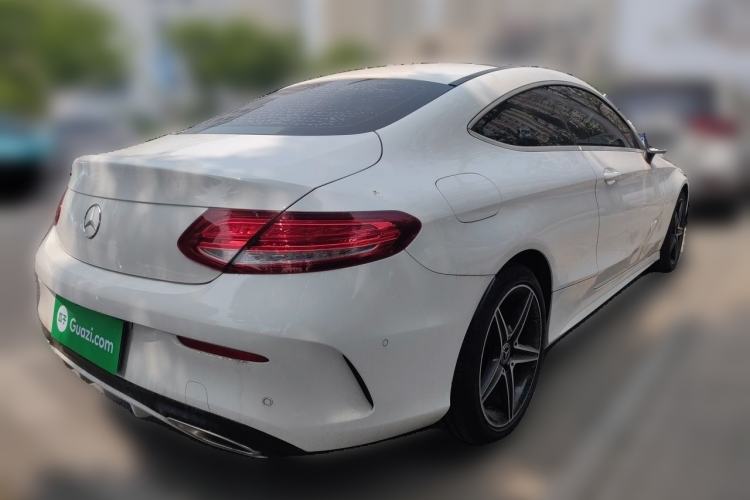 Used Mercedes-Benz C-Class 2018 C 200 Coupe Rear Right 45 Deg