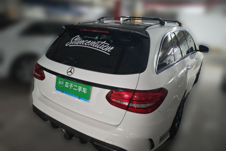 Used Mercedes-Benz C-Class 2018 C 200 Estate Rear Right 45 Deg