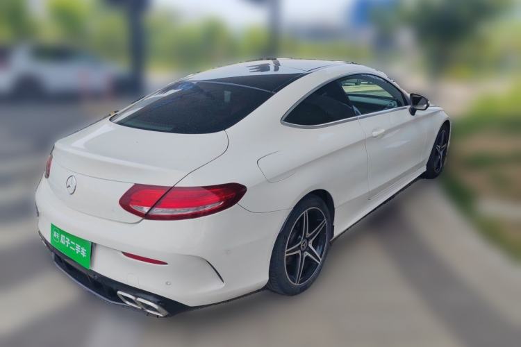 Used Mercedes-Benz C-Class 2018 C 200 Coupe Rear Right 45 Deg