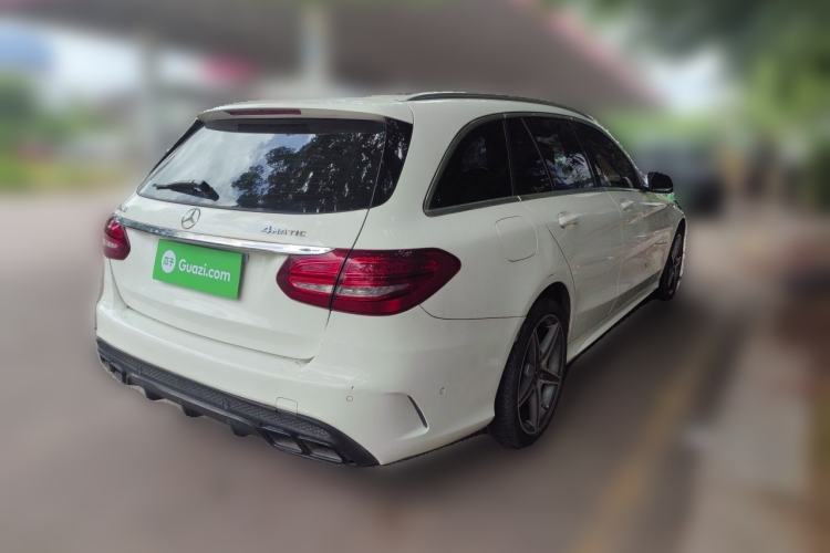 Used Mercedes-Benz C-Class 2018 C 200 Estate Rear Right 45 Deg