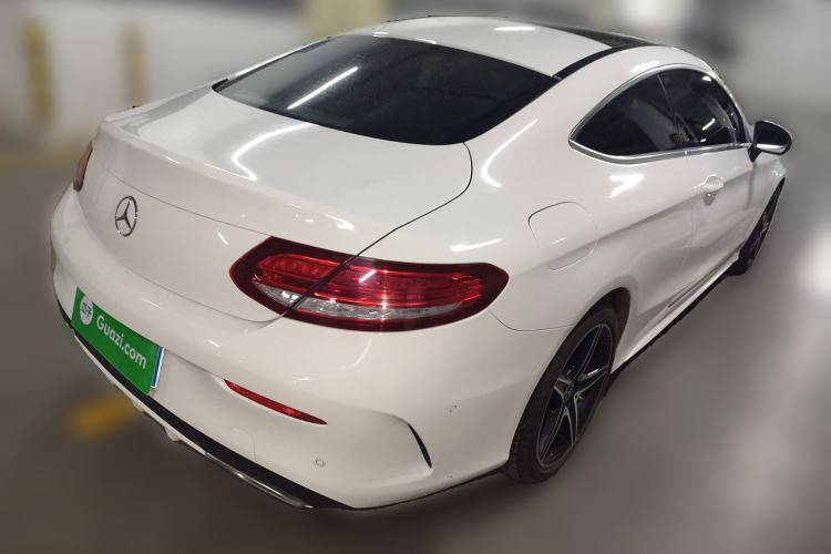 Used Mercedes-Benz C-Class 2018 C 200 Coupe Rear Right 45 Deg