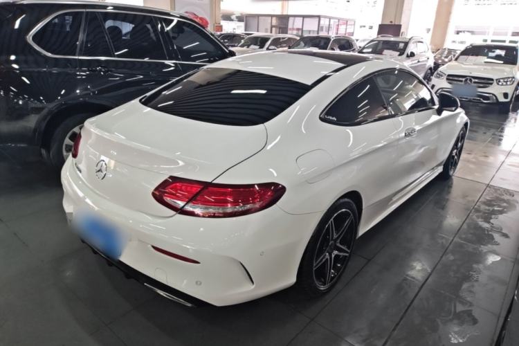 Used Mercedes-Benz C-Class 2018 C 200 Coupe Rear Right 45 Deg