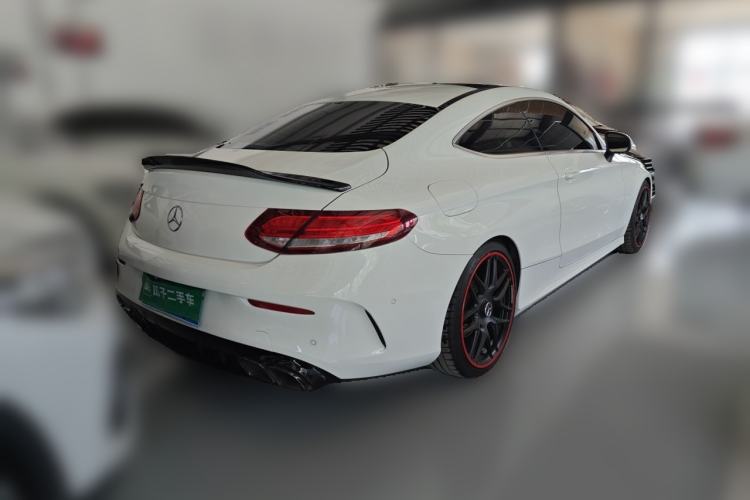 Used Mercedes-Benz C-Class 2018 C 200 Coupe Rear Right 45 Deg