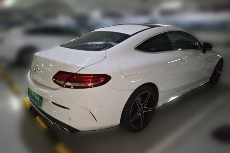 Used Mercedes-Benz C-Class 2018 C 200 Coupe Rear Right 45 Deg