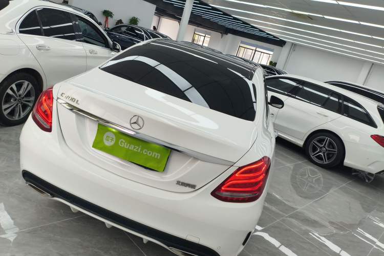 Used Mercedes-Benz C-Class 2018 C 200 L Sport Edition Rear Right 45 Deg