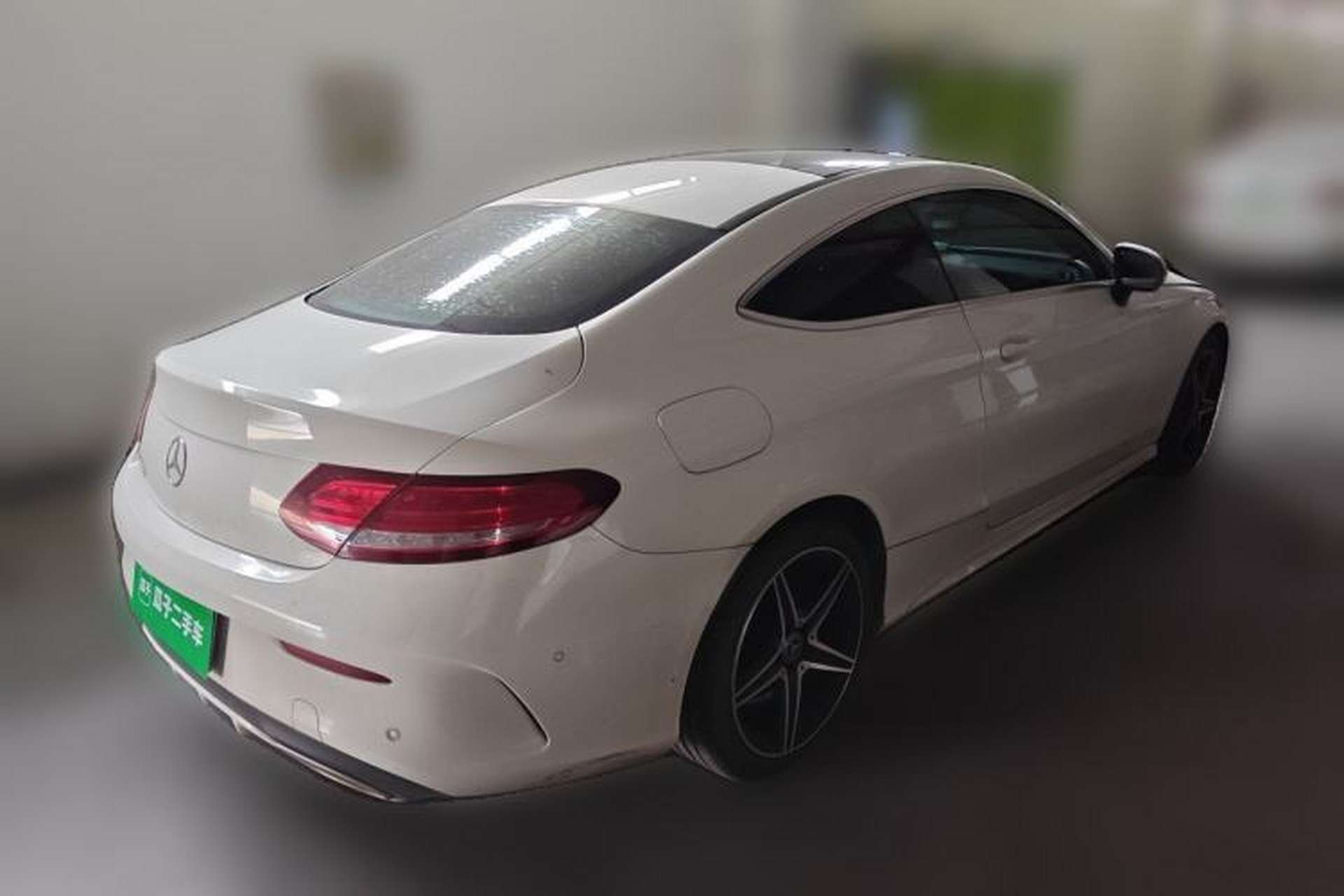Used Mercedes-Benz C-Class 2018 C 200 Coupe Rear Right 45 Deg