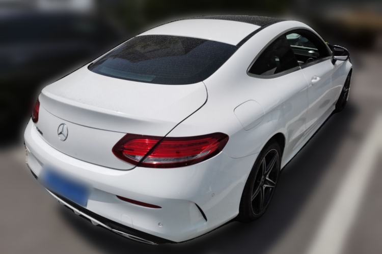 Used Mercedes-Benz C-Class 2018 C 200 Coupe Rear Right 45 Deg