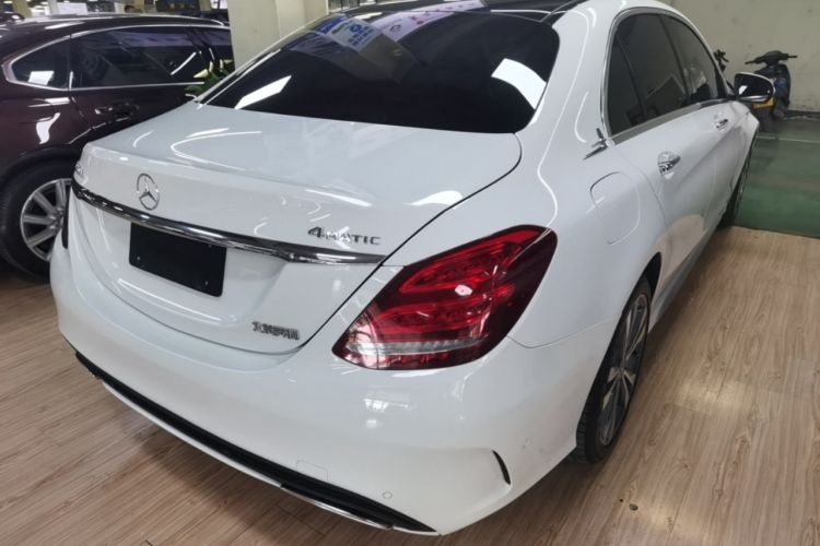 Used Mercedes-Benz C-Class 2018 C 200 L 4MATIC Sport Edition Rear Right 45 Deg