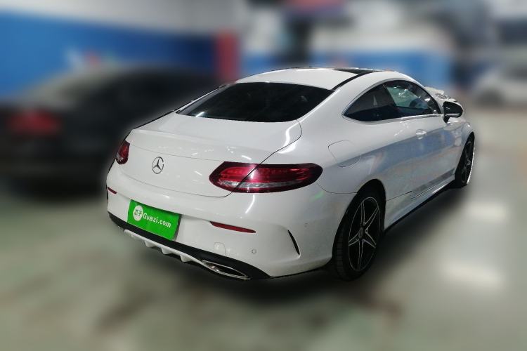 Used Mercedes-Benz C-Class 2018 C 200 Coupe Rear Right 45 Deg