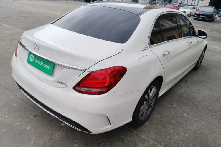 Used Mercedes-Benz C-Class 2018 C 200 L Sport Edition Rear Right 45 Deg