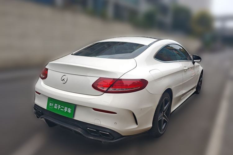 Used Mercedes-Benz C-Class 2018 C 200 Coupe Rear Right 45 Deg