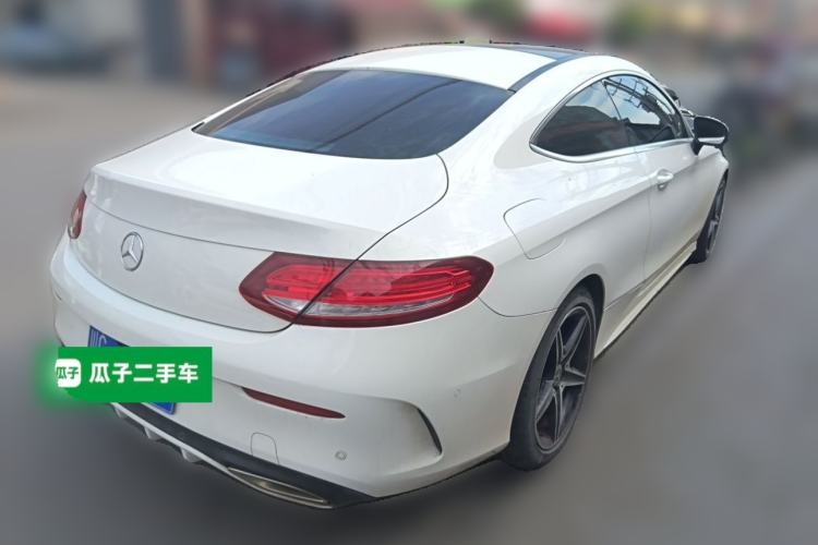 Used Mercedes-Benz C-Class 2018 C 200 Coupe Rear Right 45 Deg