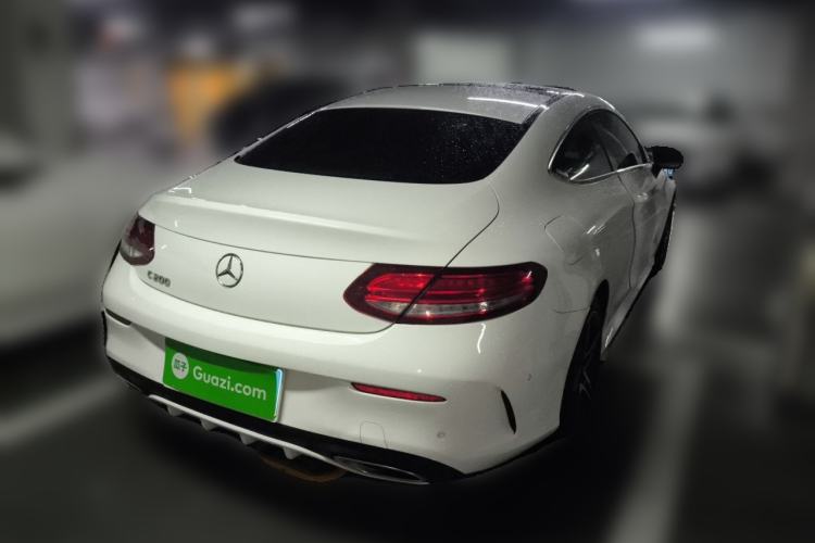 Used Mercedes-Benz C-Class 2018 C 200 Coupe Rear Right 45 Deg
