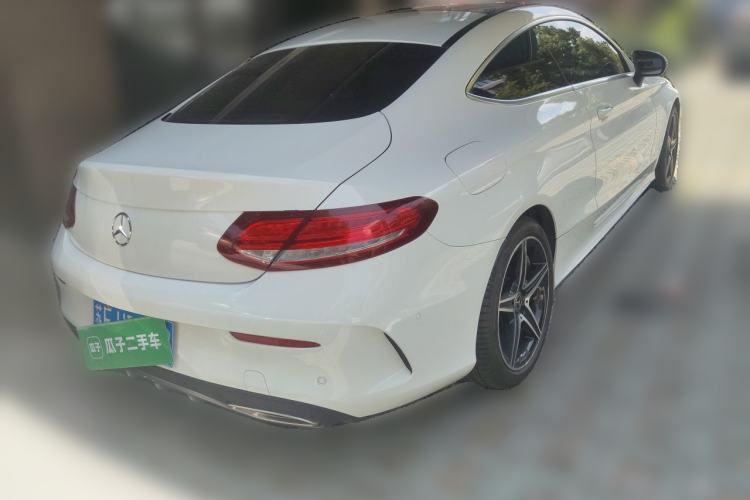 Used Mercedes-Benz C-Class 2018 C 200 Coupe Rear Right 45 Deg