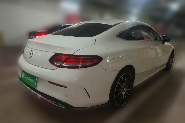 Used Mercedes-Benz C-Class 2018 C 200 4MATIC Coupe Rear Right 45 Deg