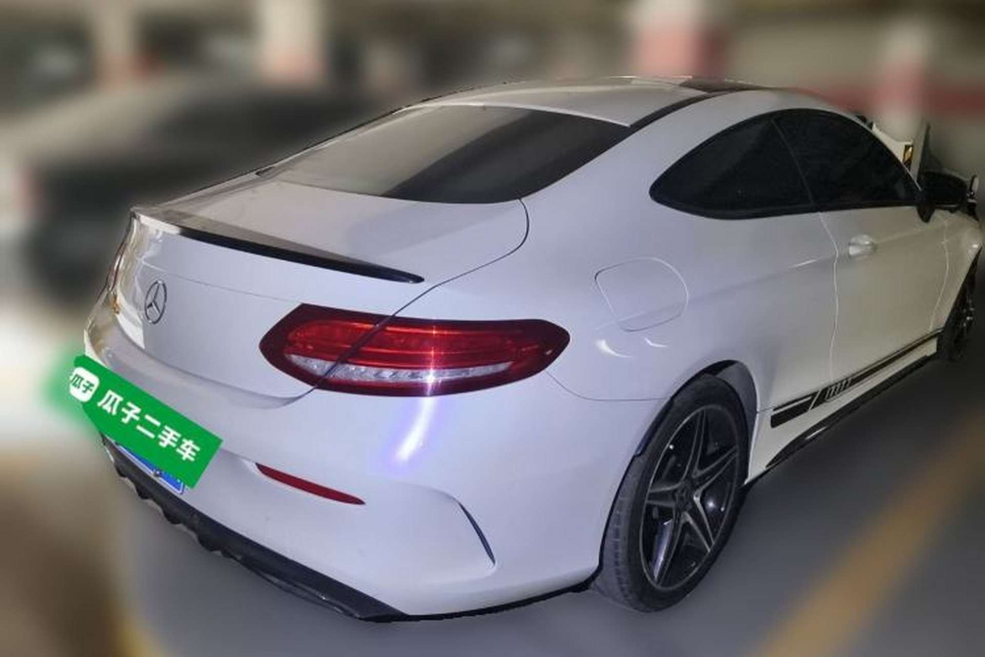 Used Mercedes-Benz C-Class 2018 C 200 Coupe Rear Right 45 Deg
