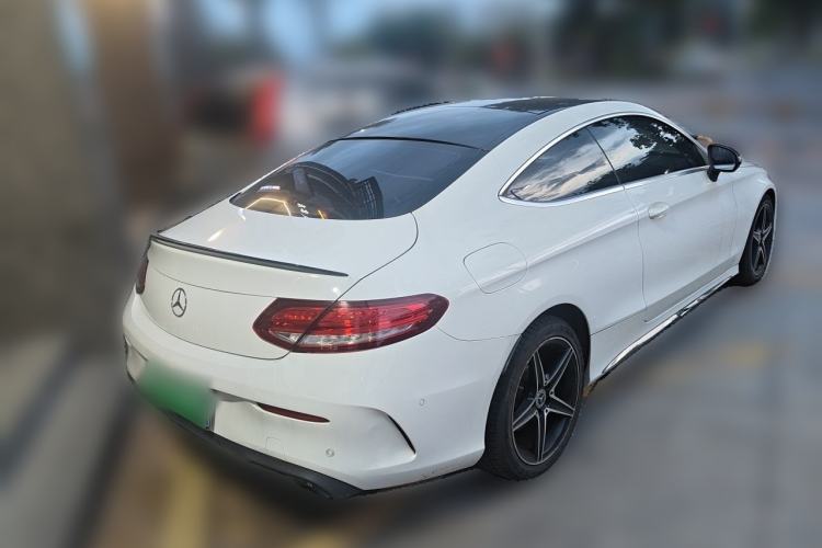 Used Mercedes-Benz C-Class 2018 C 200 Coupe Rear Right 45 Deg