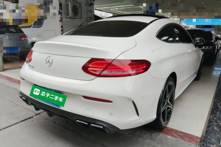 Used Mercedes-Benz C-Class 2018 C 200 Coupe Rear Right 45 Deg
