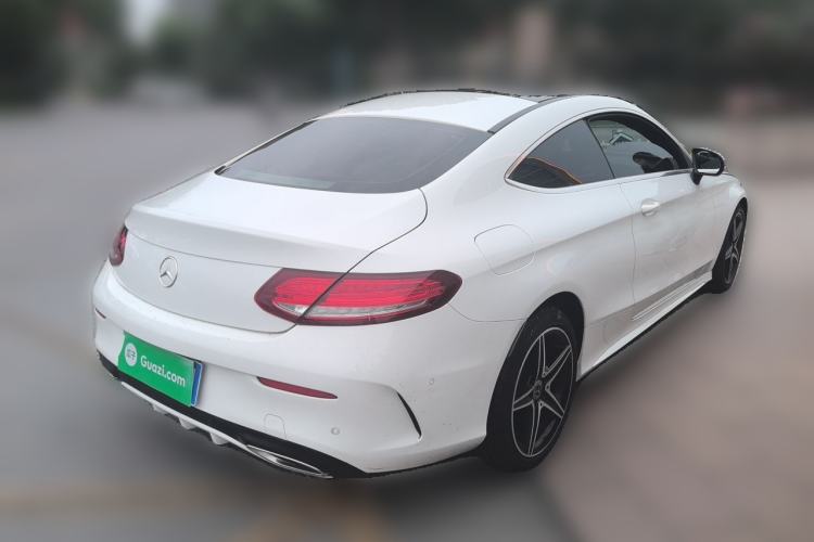 Used Mercedes-Benz C-Class 2018 C 200 Coupe Rear Right 45 Deg
