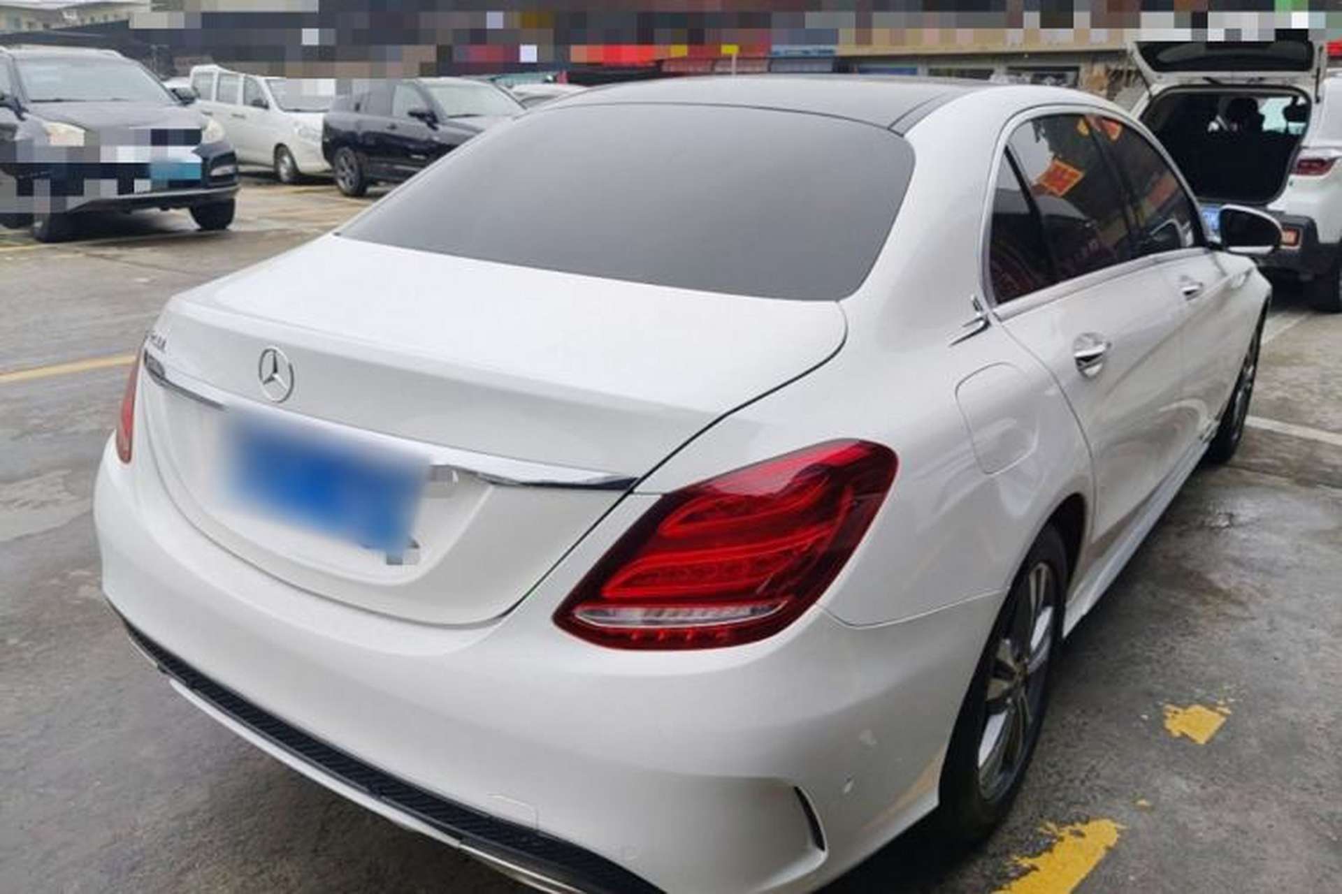 Used Mercedes-Benz C-Class 2018 C 200 L Sport Edition Rear Right 45 Deg