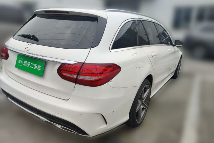 Used Mercedes-Benz C-Class 2018 C 200 Estate Rear Right 45 Deg