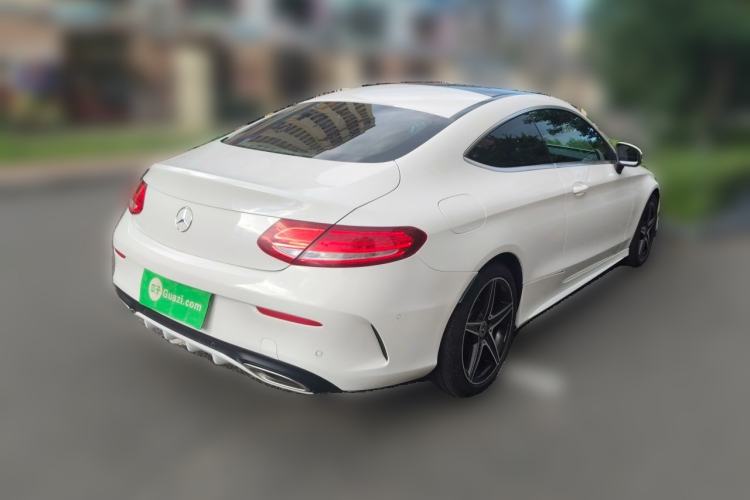 Used Mercedes-Benz C-Class 2018 C 200 Coupe Rear Right 45 Deg