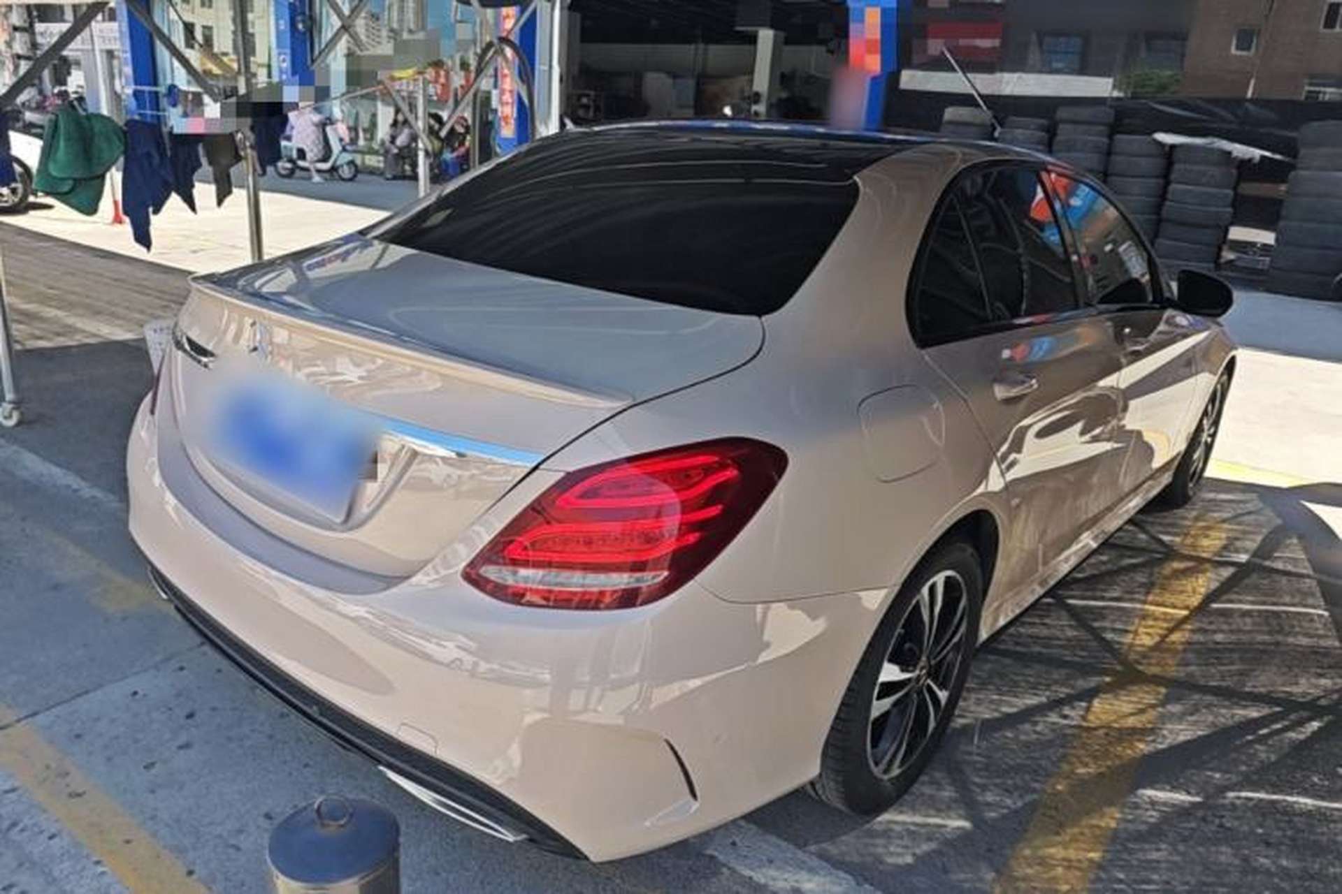 Used Mercedes-Benz C-Class 2018 C 200 Sport Edition Rear Right 45 Deg