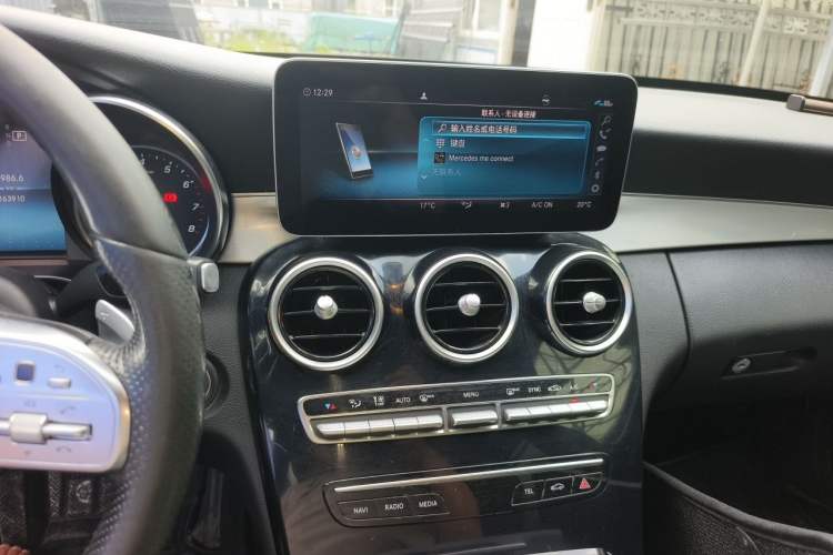 Used Mercedes-Benz C-Class 2019 C 260 Sport Edition Audio And AC Panel