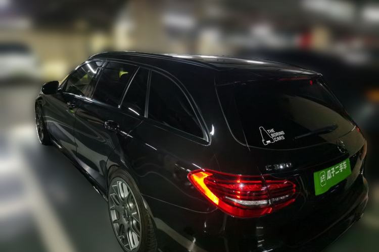Used Mercedes-Benz C-Class 2019 C 300 station wagon Rear Left 45 Deg