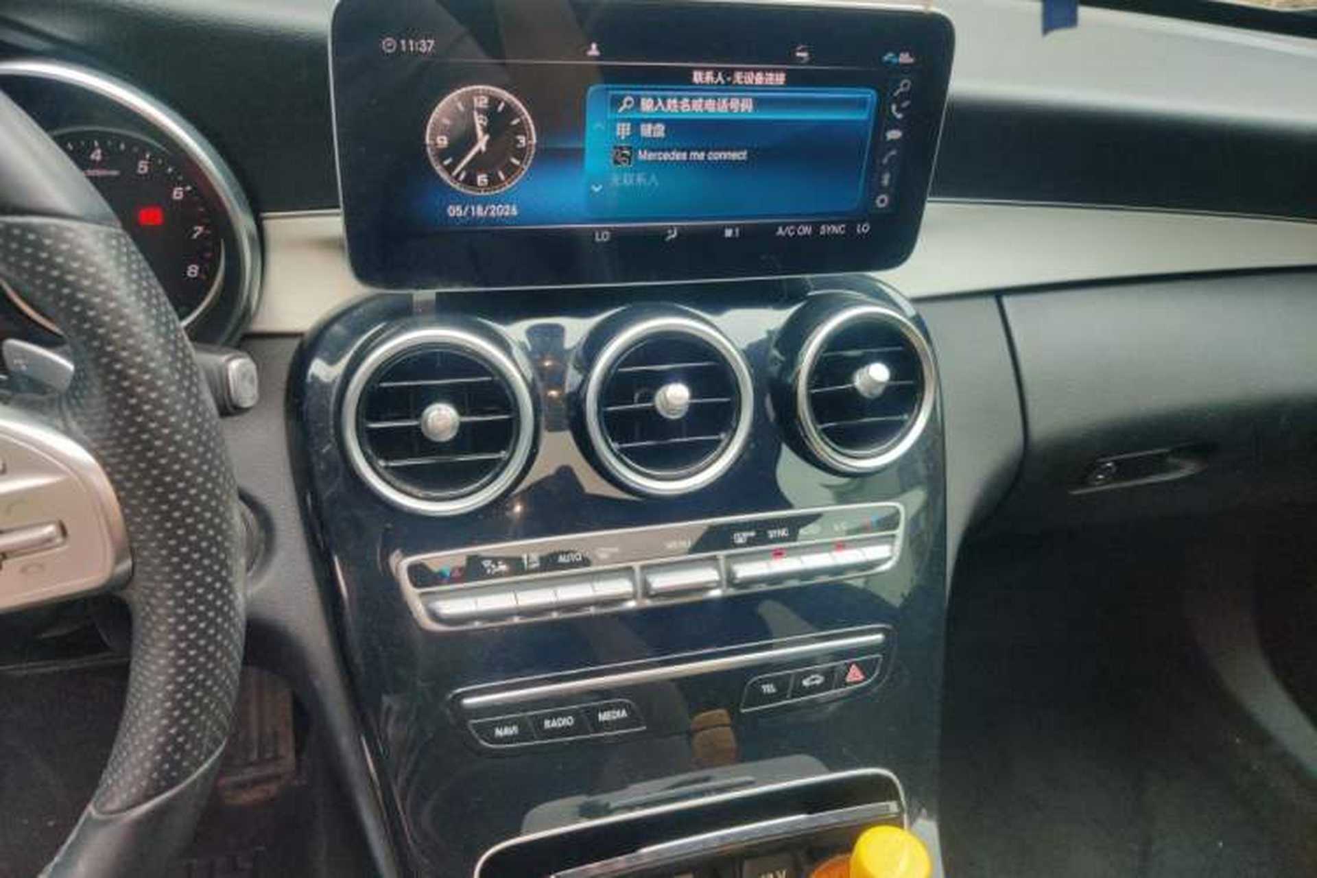 Used Mercedes-Benz C-Class 2019 C 260 Sport Edition Audio And AC Panel