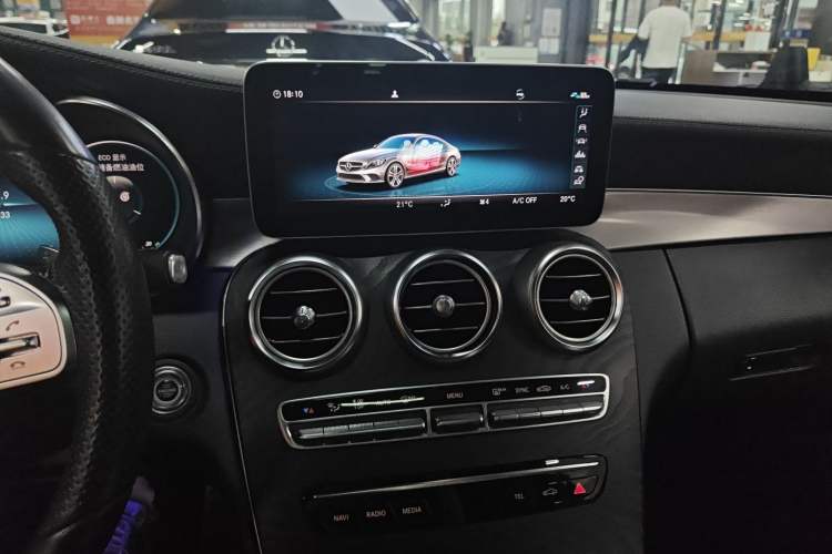 Used Mercedes-Benz C-Class 2019 C 260 Coupe Audio And AC Panel