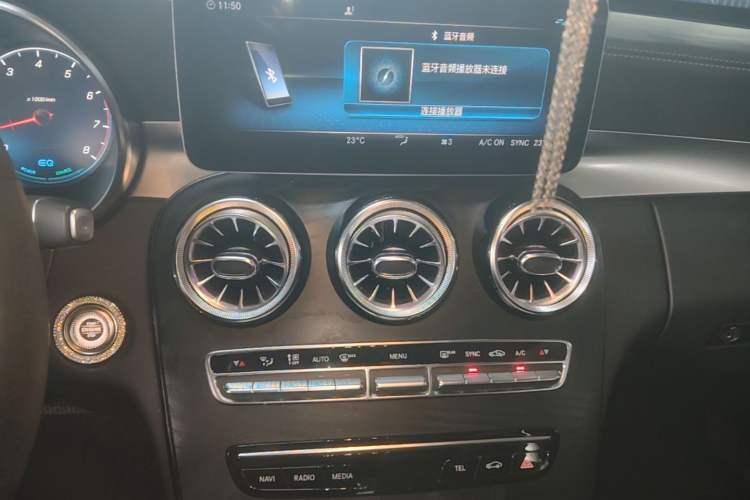 Used Mercedes-Benz C-Class 2019 Restyled C 260 L Sport Edition Audio And AC Panel