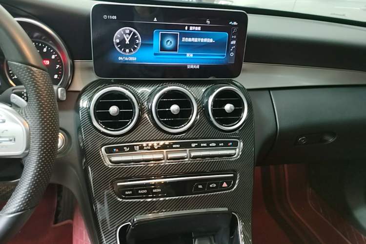 Used Mercedes-Benz C-Class 2019 C 260 Sport Edition Audio And AC Panel