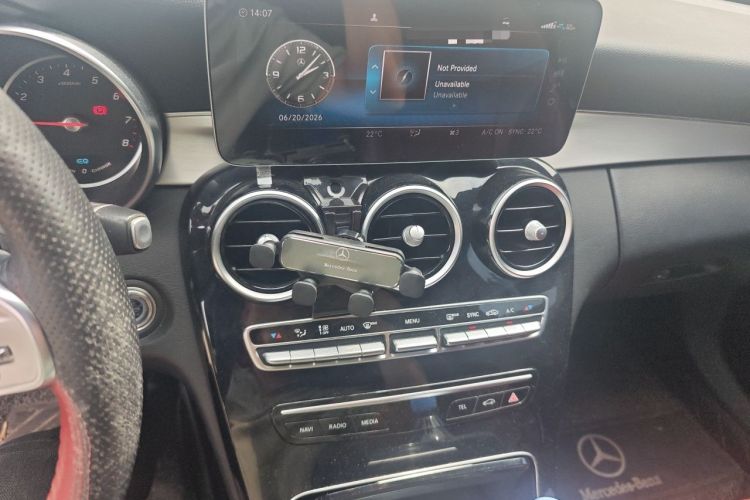 Used Mercedes-Benz C-Class 2019 C 260 Sport Edition Audio And AC Panel
