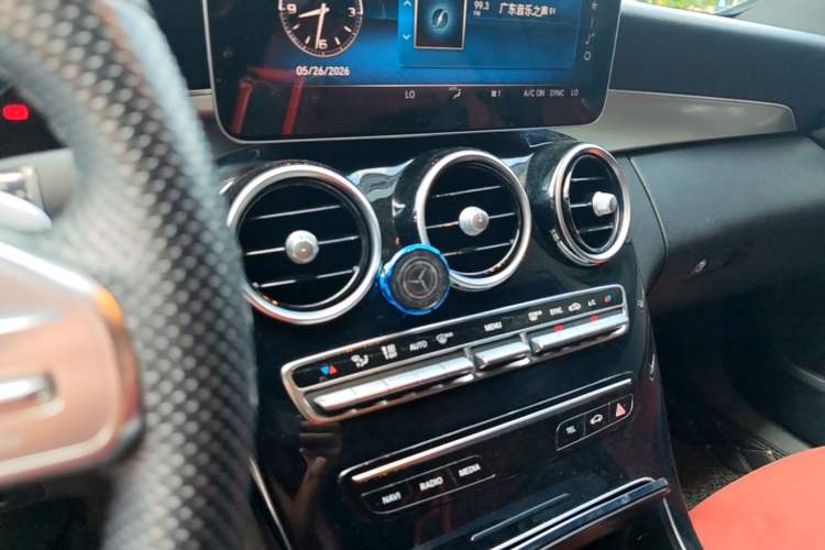 Used Mercedes-Benz C-Class 2019 C 260 Sport Edition Audio And AC Panel