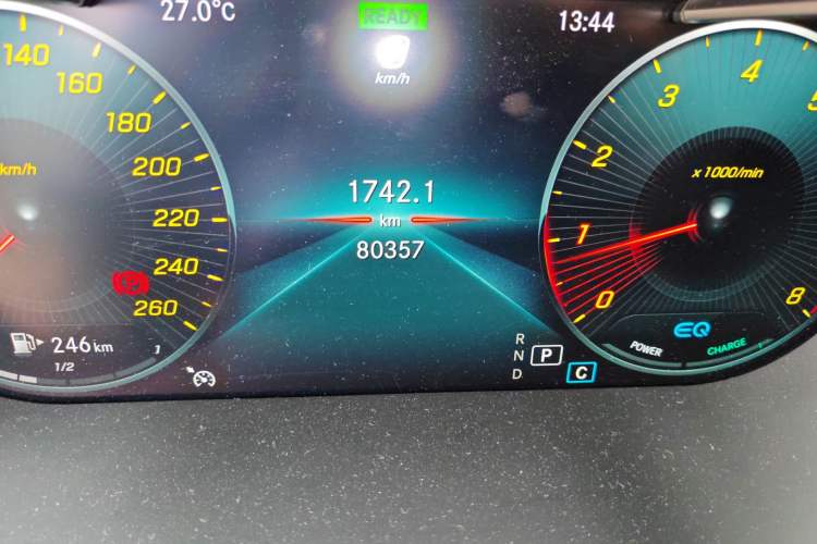 Used Mercedes-Benz C-Class 2019 C 260 Estate Odometer Close Up