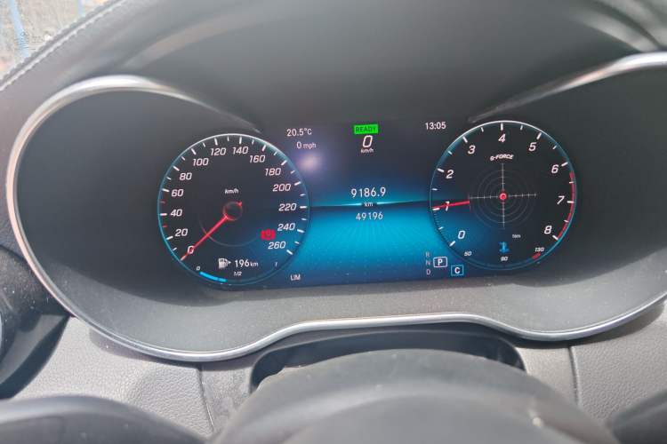 Used Mercedes-Benz C-Class 2019 Restyled C 260 L Sport Edition Odometer Close Up