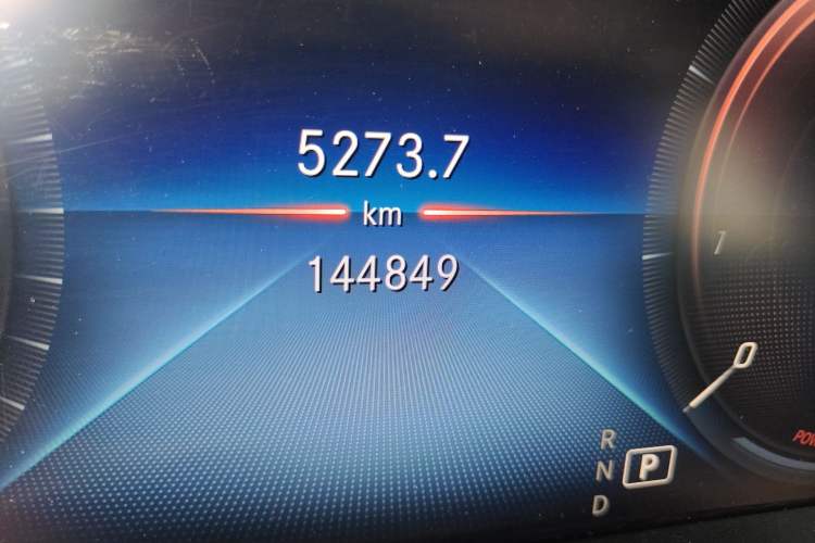 Used Mercedes-Benz C-Class 2019 C 260 Estate Odometer Close Up
