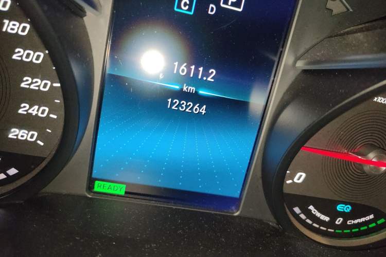 Used Mercedes-Benz C-Class 2019 C 260 Sport Edition Odometer Close Up