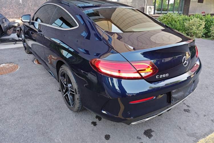 Used Mercedes-Benz C-Class 2019 C 260 Coupe Rear Left 45 Deg