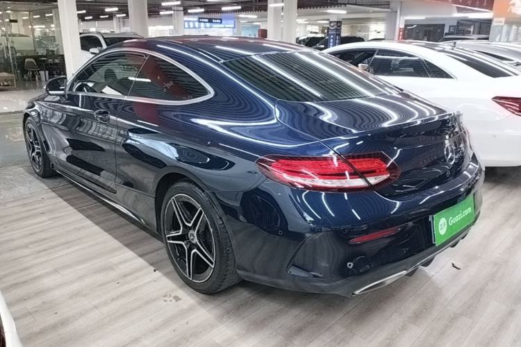 Used Mercedes-Benz C-Class 2019 C 260 Coupe Rear Left 45 Deg